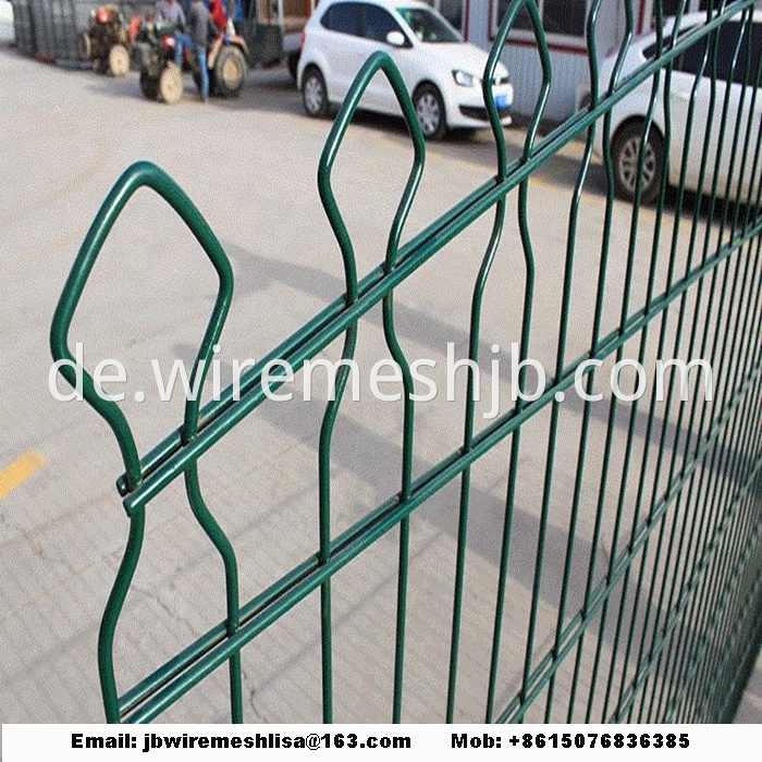 868/656 Powder Coated Double Weft Wire Mesh Fence